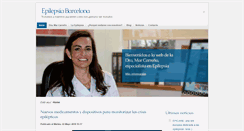 Desktop Screenshot of epilepsiabarcelona.com