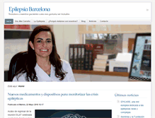 Tablet Screenshot of epilepsiabarcelona.com